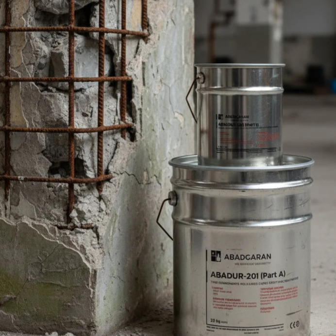 زینک ریچ اپوکسی دو جزیی - ABADUR-201